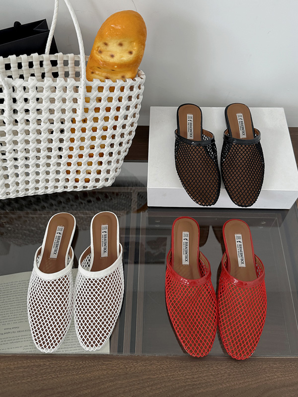 2025 New Mesh Mule Slippers for Women Fashion Low Heel - Image 4
