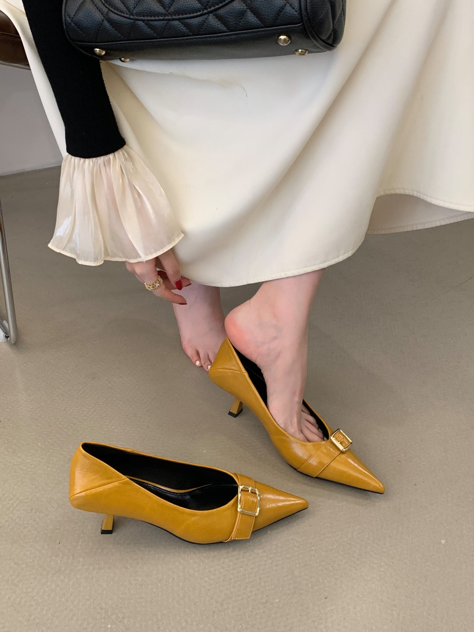 2026 New Autumn Pointed Toe High Heel Comfortable Commuter Women's Shoes - Image 4