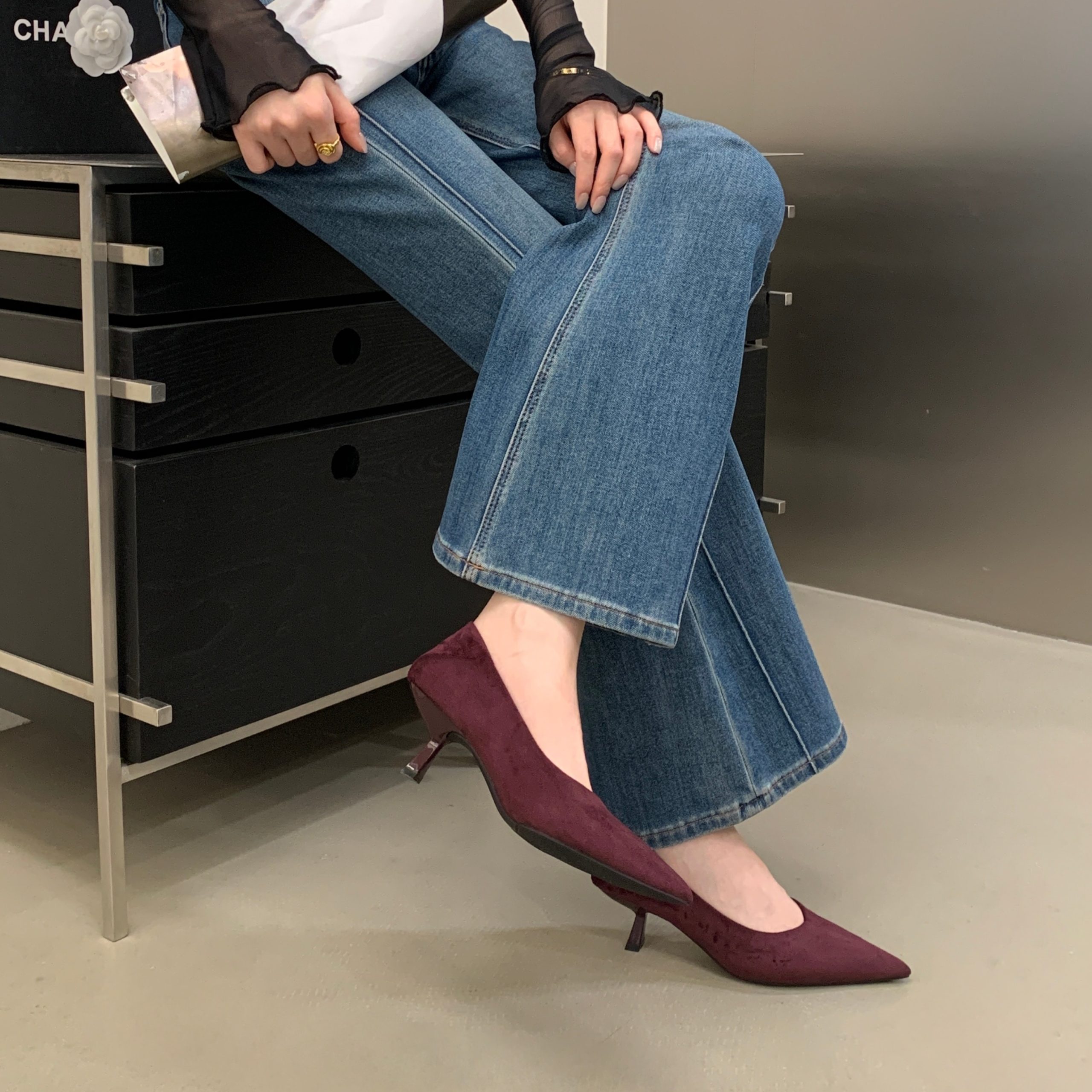 2026 New Fall Pointed Toe Thin High Heel Commuter Elegant Fashion Comfort Women's Shoes - Image 5