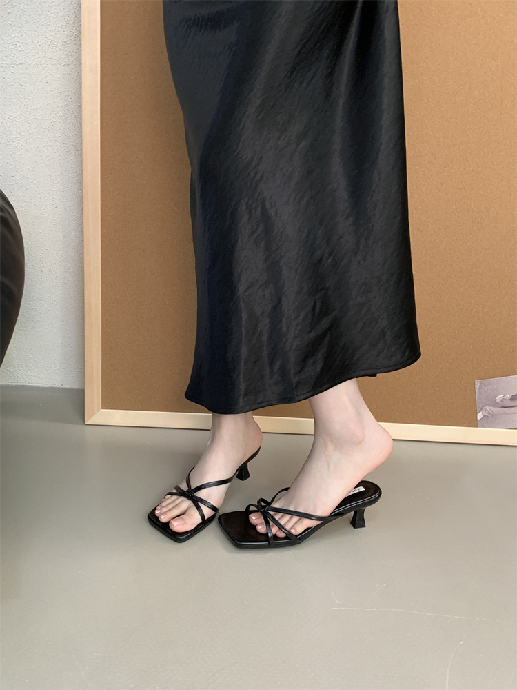 Vintage Forest Buckle Strap Slide Sandals for Women Summer Korean Design Soft Sole Casual Beach Roman Shoes - Image 2