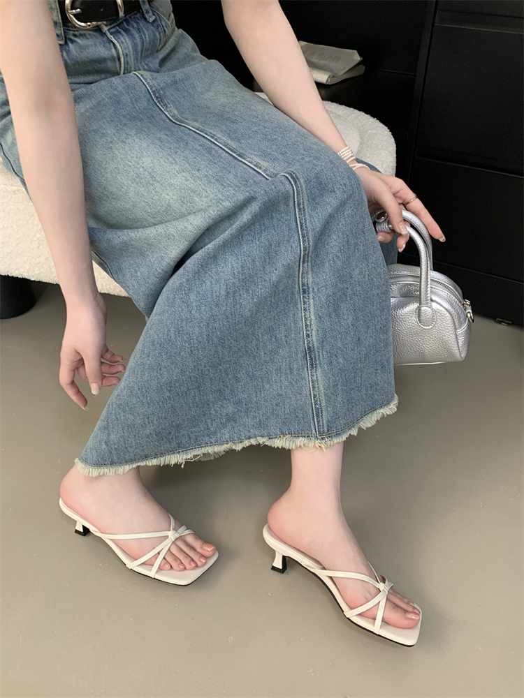 Vintage Forest Buckle Strap Slide Sandals for Women Summer Korean Design Soft Sole Casual Beach Roman Shoes - Image 3